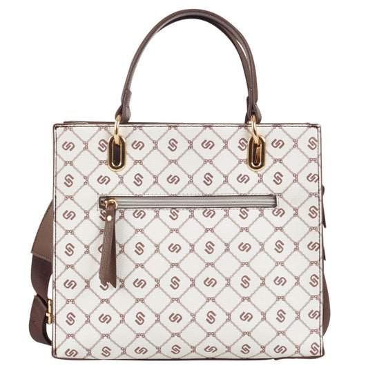 Ulrika Printed Handväska Brun