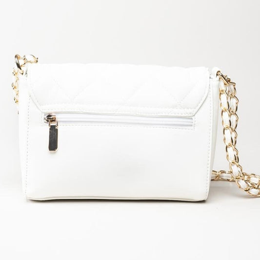 Ulrika Quilt Axelremsväska Vit