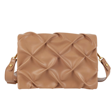 Ulrika Rhomb Axelremsväska Camel