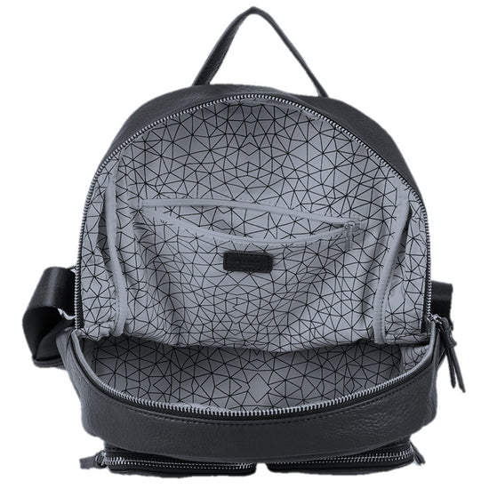 Ulrika Pocket Stor Ryggsäck Svart