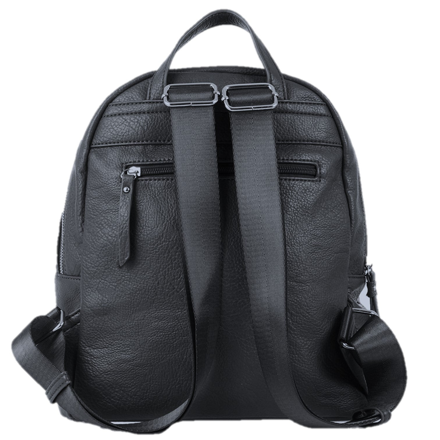 Ulrika Pocket Stor Ryggsäck Svart