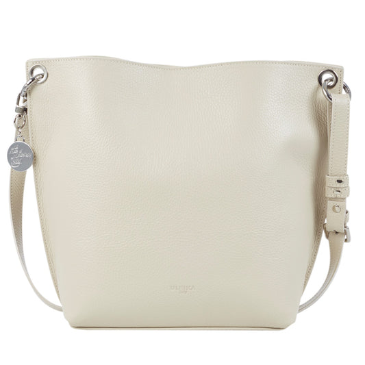 Ulrika Italy Bucket Bag i Skinn Beige
