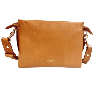 Ulrika Lyx Axelremsväska i Skinn Cognac