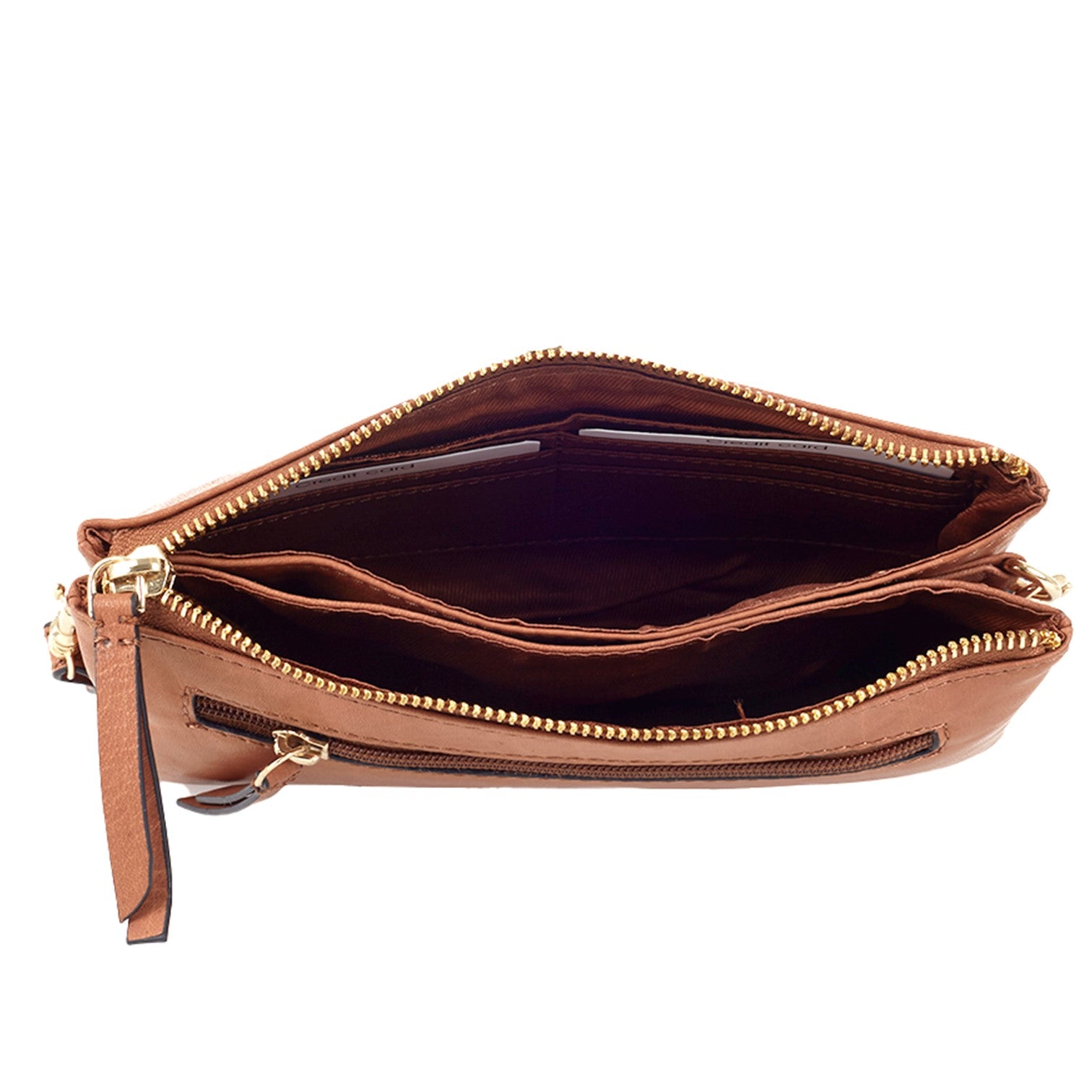 Ulrika Lyx Axelremsväska Liten i Skinn Cognac