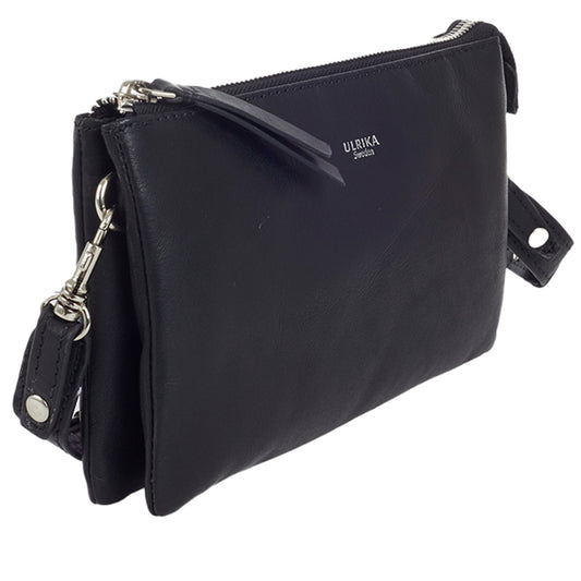 Ulrika Lyx Axelremsväska Liten i Skinn Svart