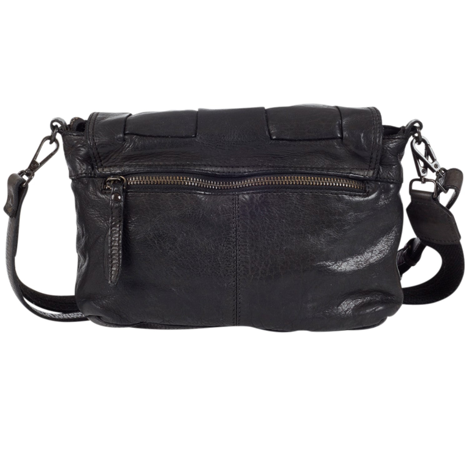 Ulrika Squares Axelremsväska i Skinn Svart