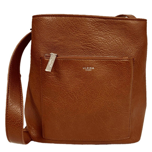 Ulrika Square Axelväska Brun