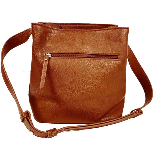 Ulrika Square Axelväska Brun