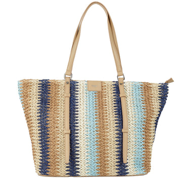 Ulrika Straw Kasse Blå