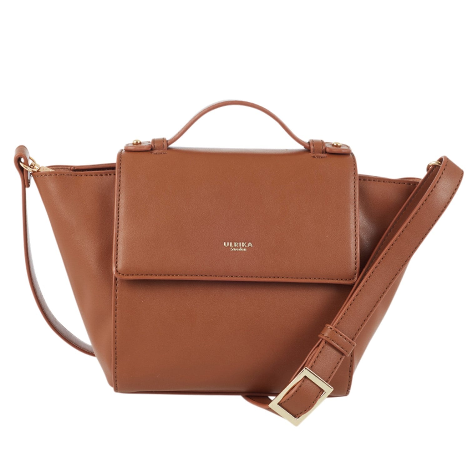 Ulrika Raw Handväska Liten Brun