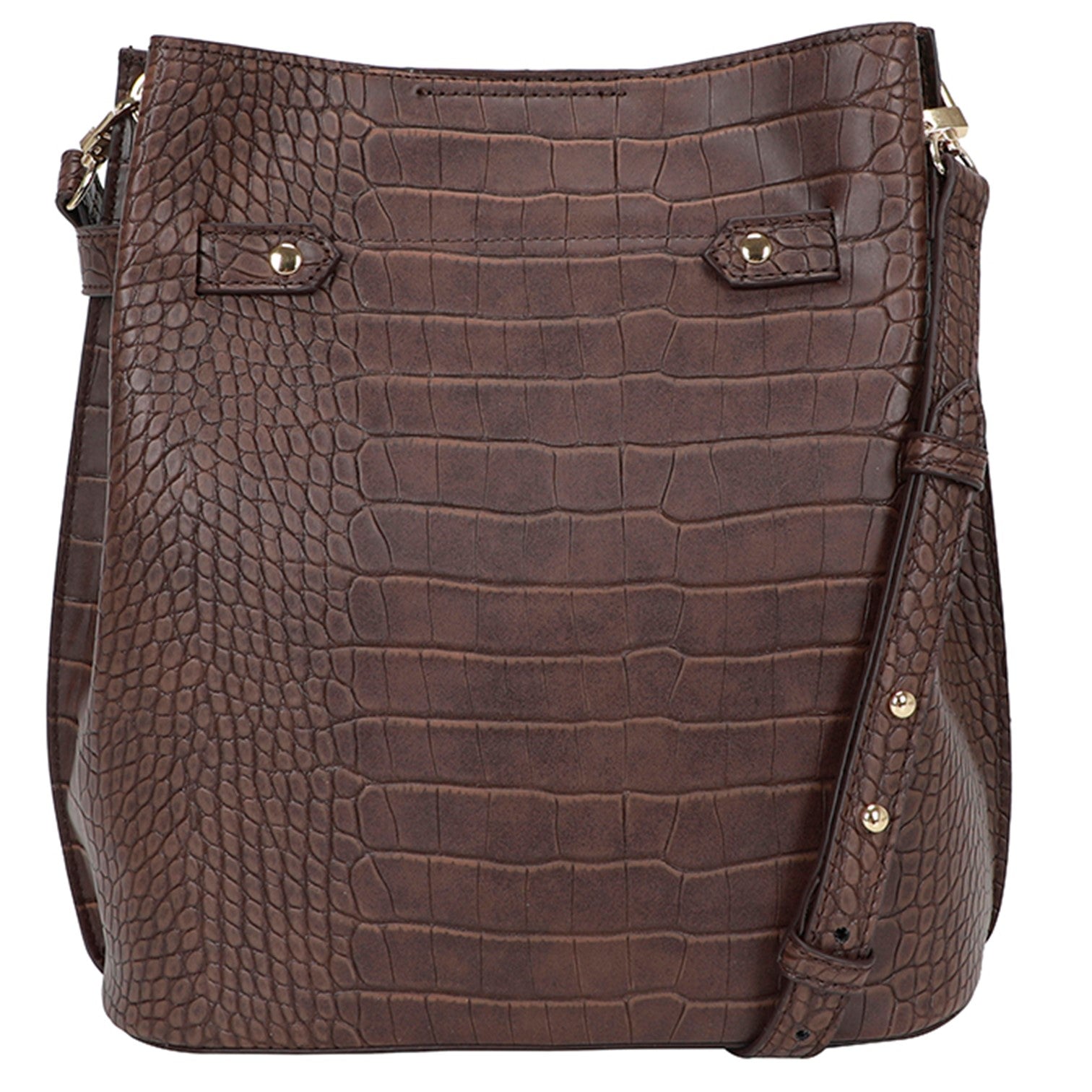 Ulrika Krokodil Hinkväska Brun