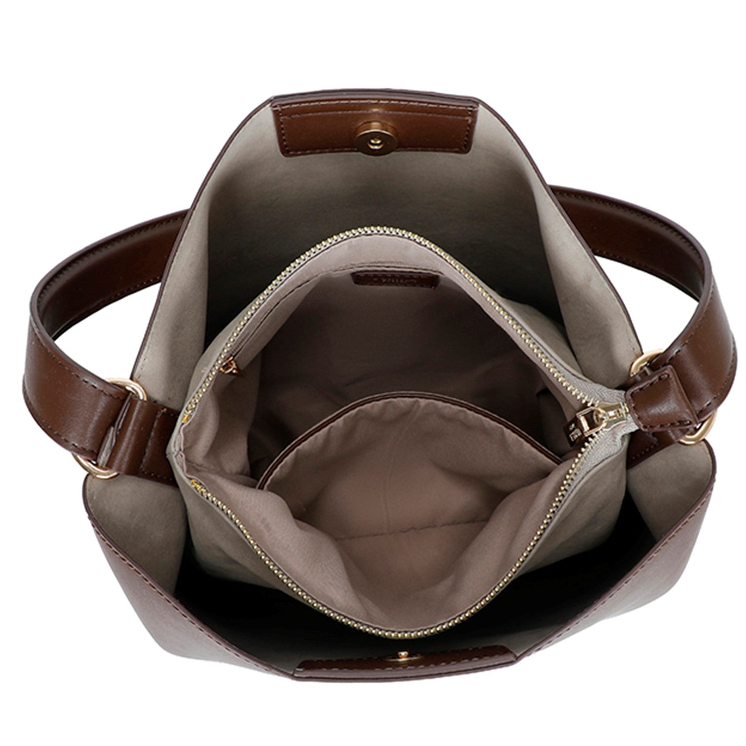 Ulrika Zel Handväska Hink Brun