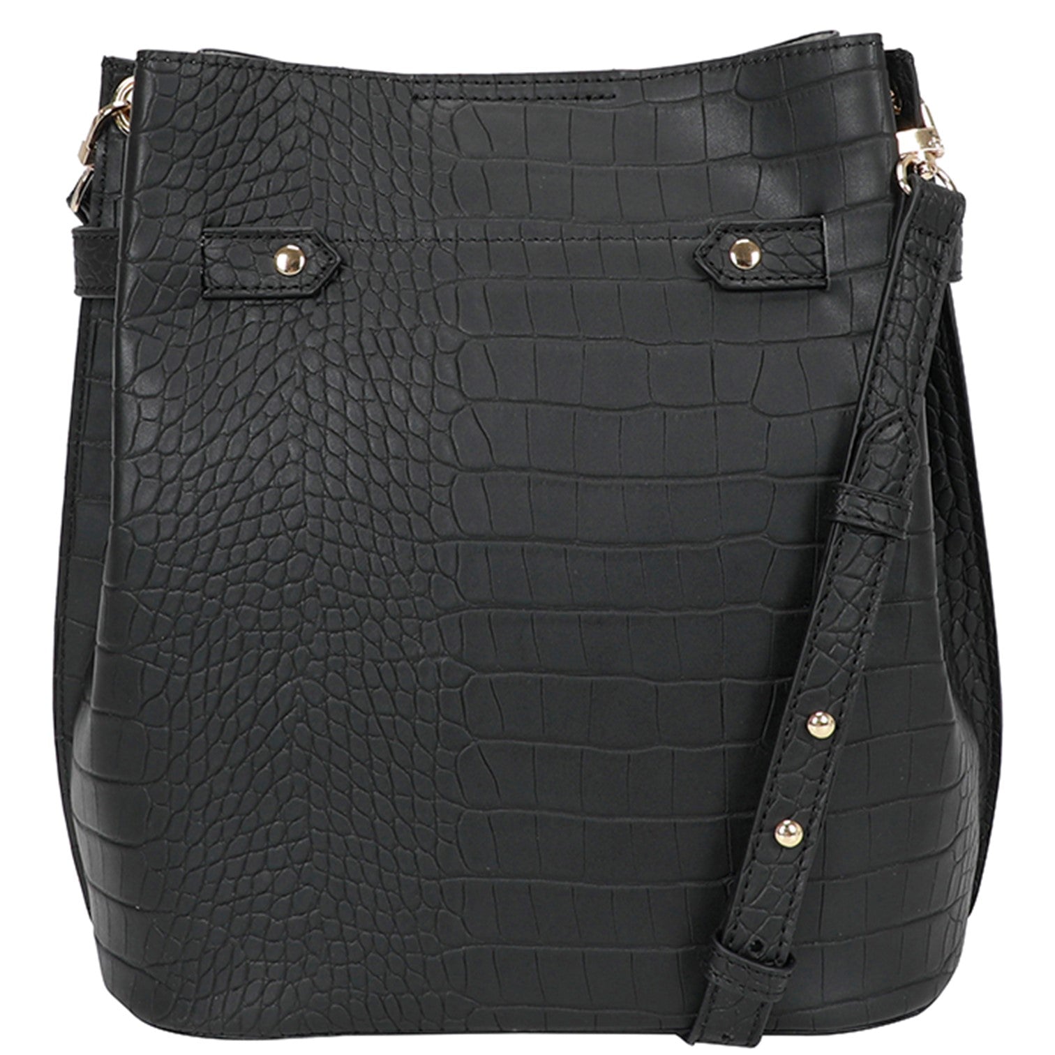 Ulrika Krokodil Hinkväska Svart