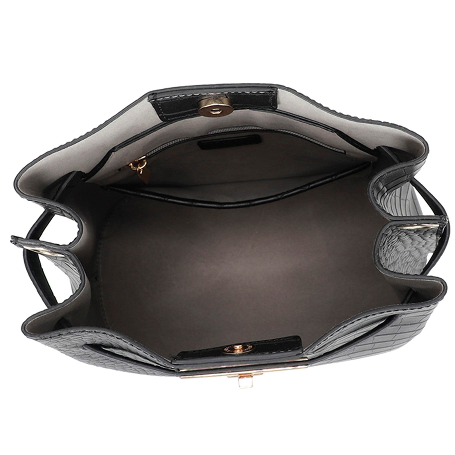 Ulrika Krokodil Hinkväska Svart