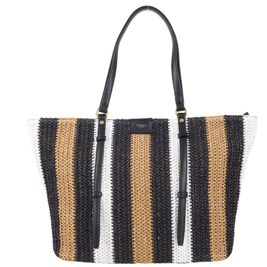 Ulrika Straw Kasse Svart